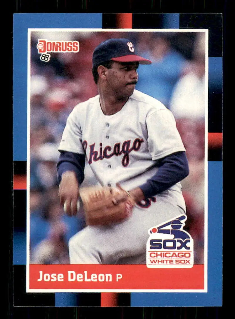 1988 Donruss #59 Jose DeLeon NM-MT Chicago White Sox Baseball Card - Baseball Card Single