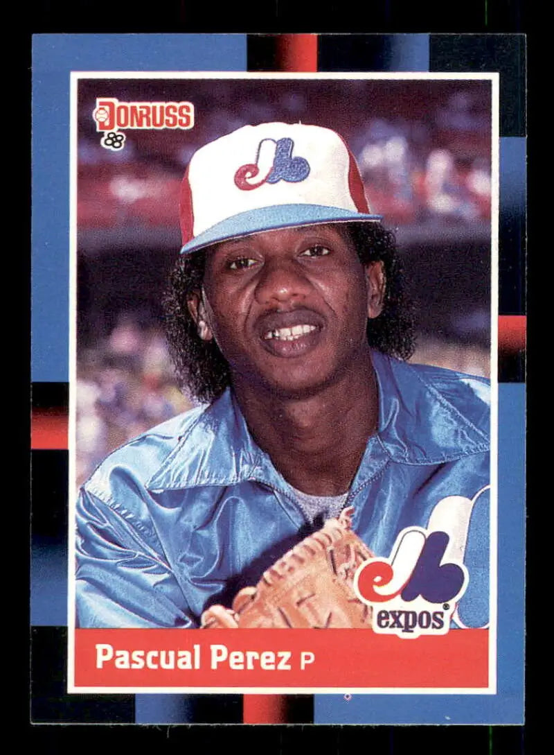 1988 Donruss #591 Pascual Perez NM-MT Montreal Expos Baseball Card - Baseball Card Single