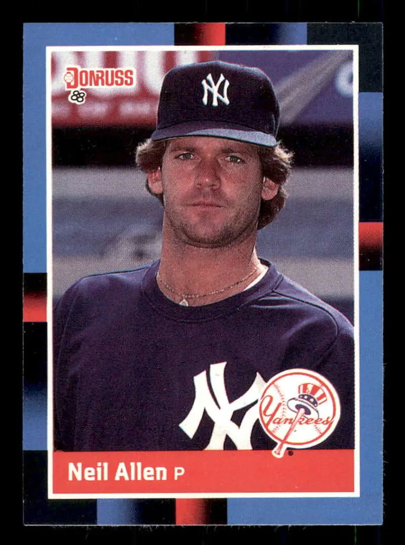 1988 Donruss #597 Neil Allen NM-MT New York Yankees Baseball Card - Baseball Card Single