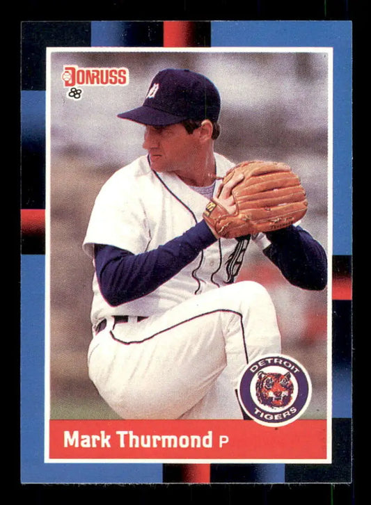 1988 Donruss #599 Mark Thurmond NM-MT Detroit Tigers Baseball Card - Baseball Card Single