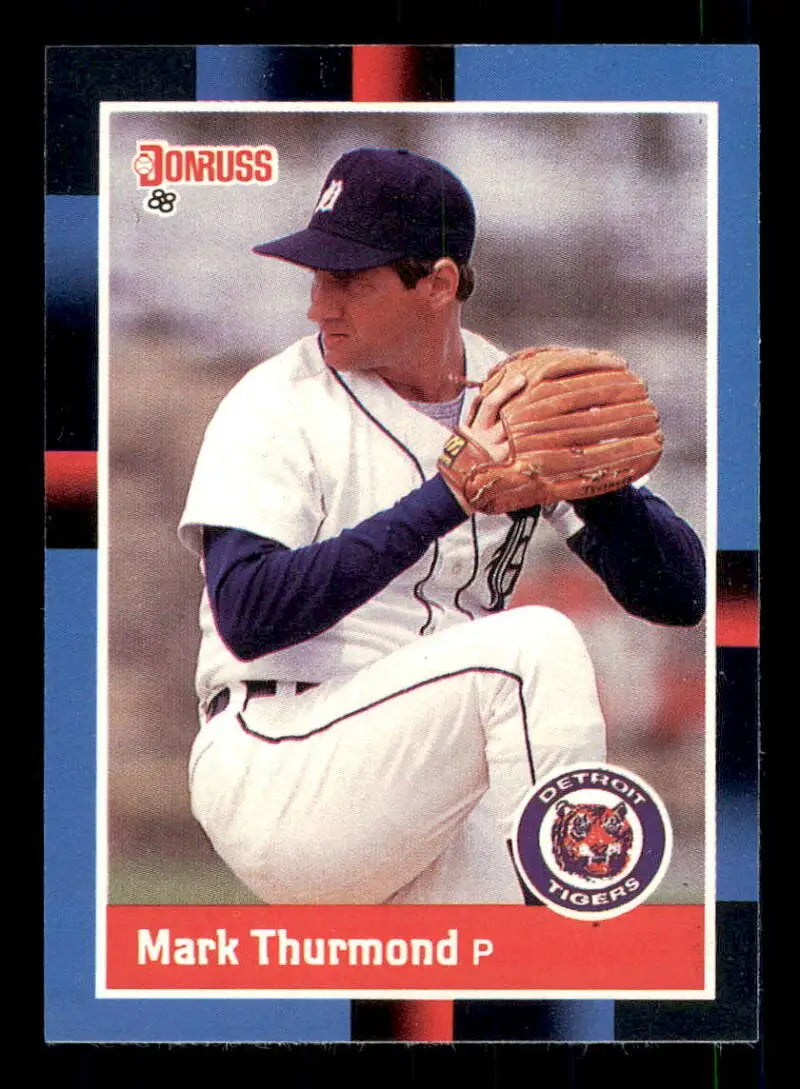 1988 Donruss #599 Mark Thurmond NM-MT Detroit Tigers Baseball Card - Baseball Card Single