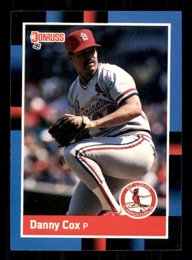 1988 Donruss #60 Danny Cox NM-MT St. Louis Cardinals Baseball Card - Baseball Card Single