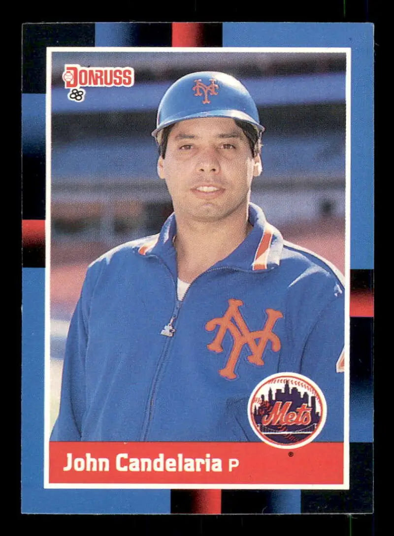 1988 Donruss #608 John Candelaria NM-MT New York Mets Baseball Card - Baseball Card Single