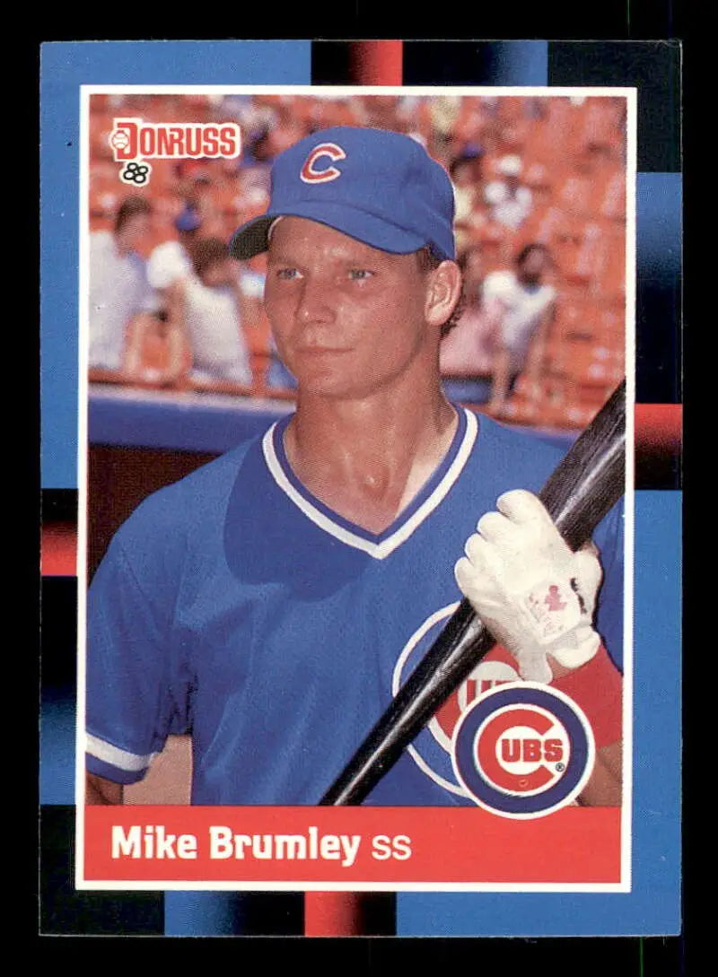 1988 Donruss #609 Mike Brumley NM-MT RC Rookie Chicago Cubs Baseball Card - Baseball Card Single