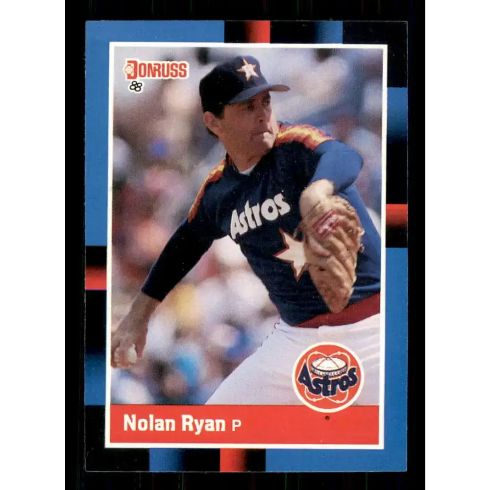 1988 Donruss #61 Nolan Ryan EX Houston Astros Baseball Card