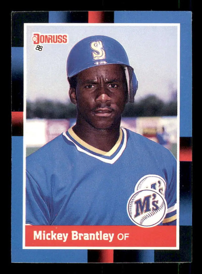 1988 Donruss #610 Mickey Brantley NM-MT Seattle Mariners Baseball Card - Baseball Card Single