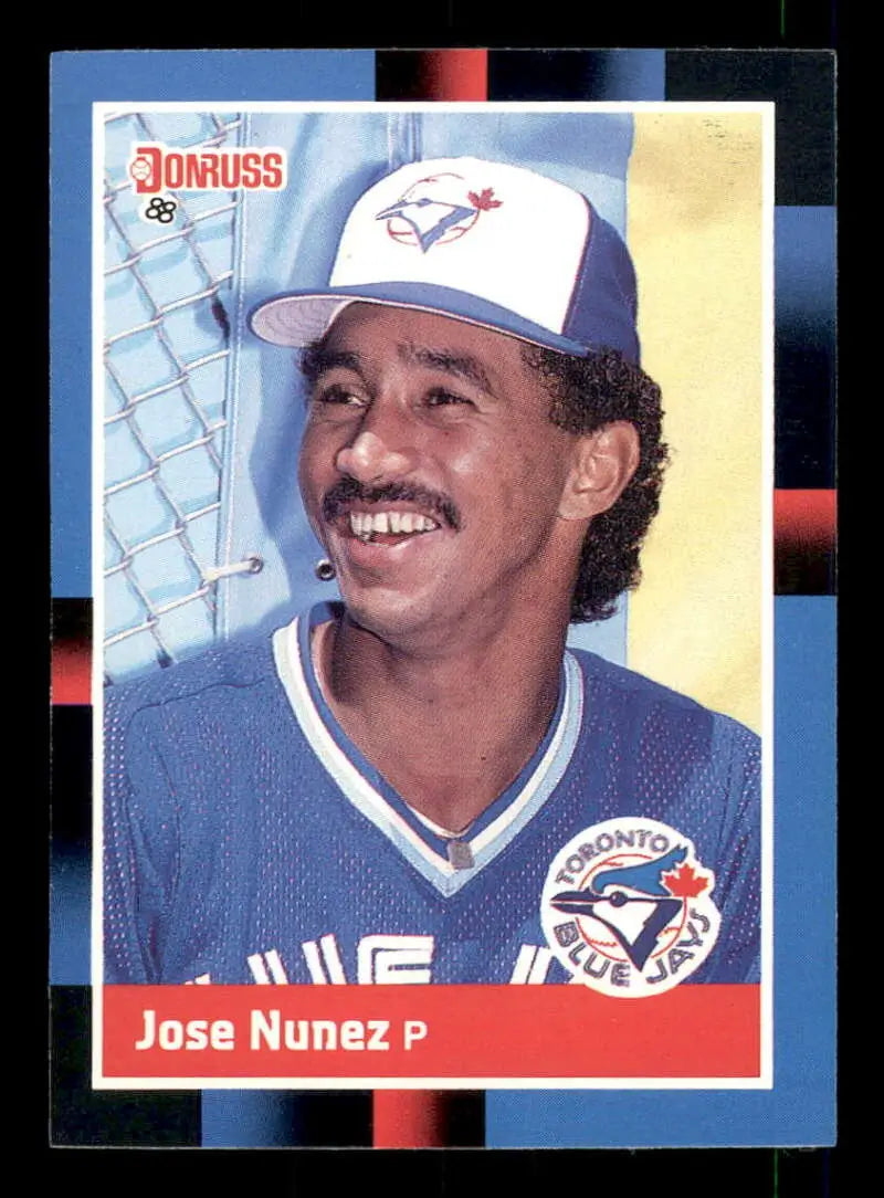 1988 Donruss #611 Jose Nunez NM-MT RC Rookie SP Toronto Blue Jays Baseball Card - Baseball Card Single