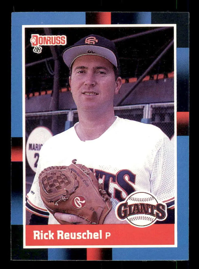 1988 Donruss #613 Rick Reuschel NM-MT San Francisco Giants Baseball Card - Baseball Card Single