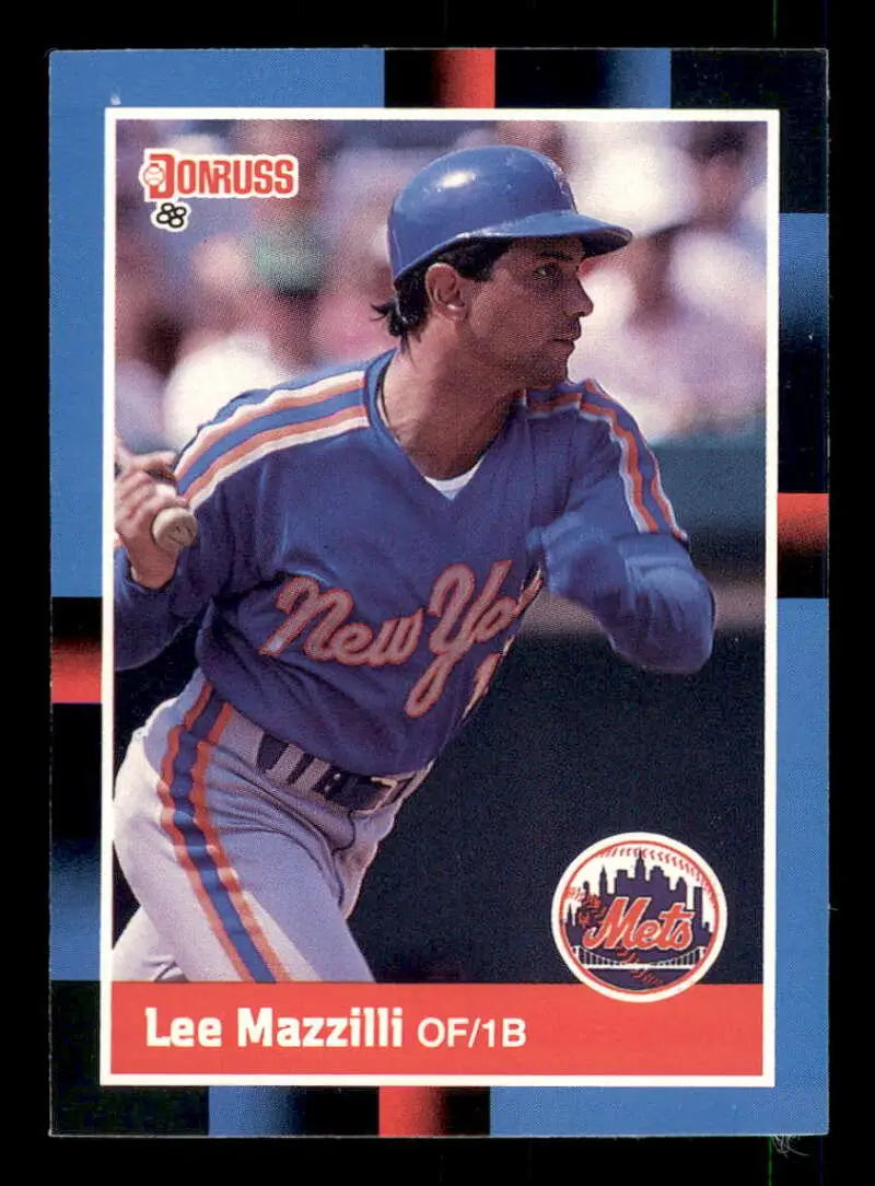 1988 Donruss #614 Lee Mazzilli NM-MT SP New York Mets Baseball Card - Baseball Card Single