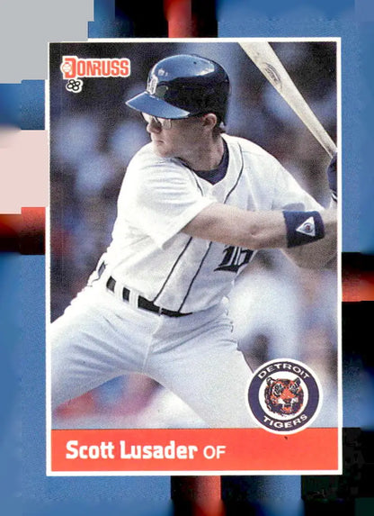1988 Donruss #615c Scott Lusader Detroit Tigers baseball card image