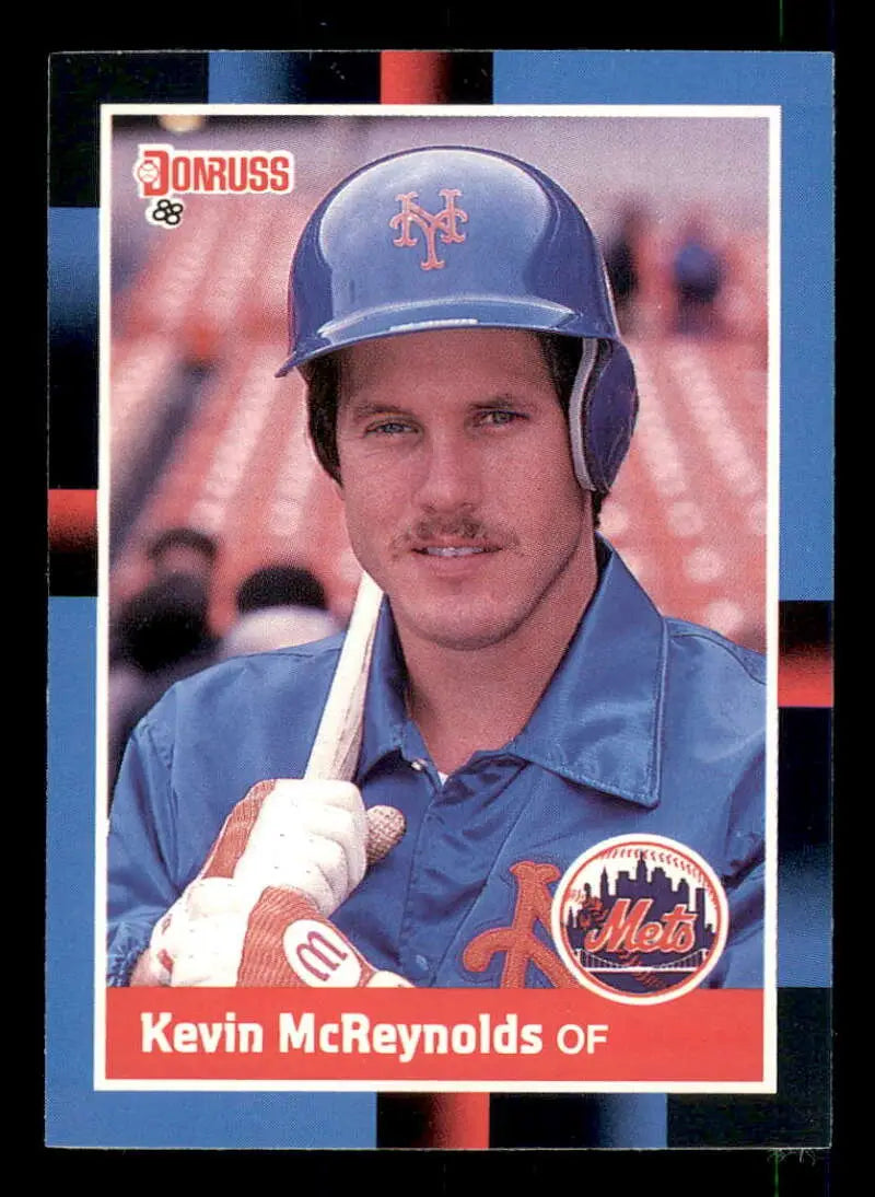 1988 Donruss #617 Kevin McReynolds NM-MT SP New York Mets Baseball Card - Baseball Card Single