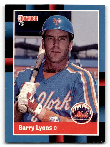 1988 Donruss #619 Barry Lyons EX/NM RC Rookie SP Mets ID:58520 - Baseball Card Single
