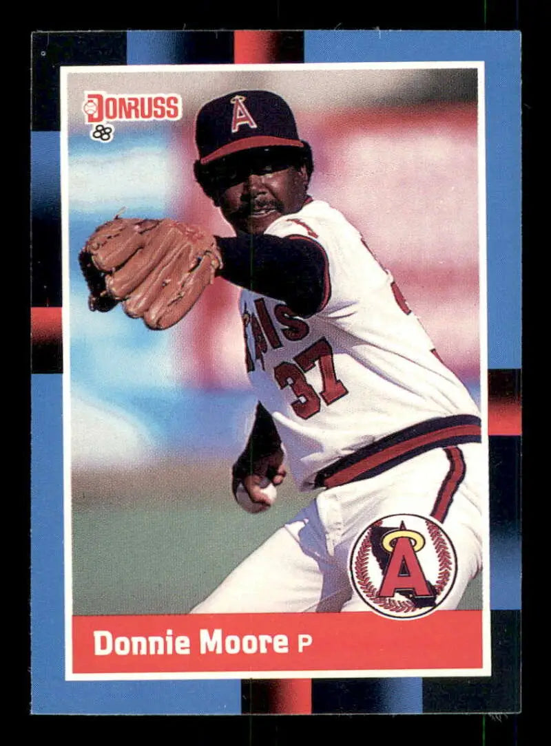 1988 Donruss #621 Donnie Moore NM-MT California Angels Baseball Card - Baseball Card Single