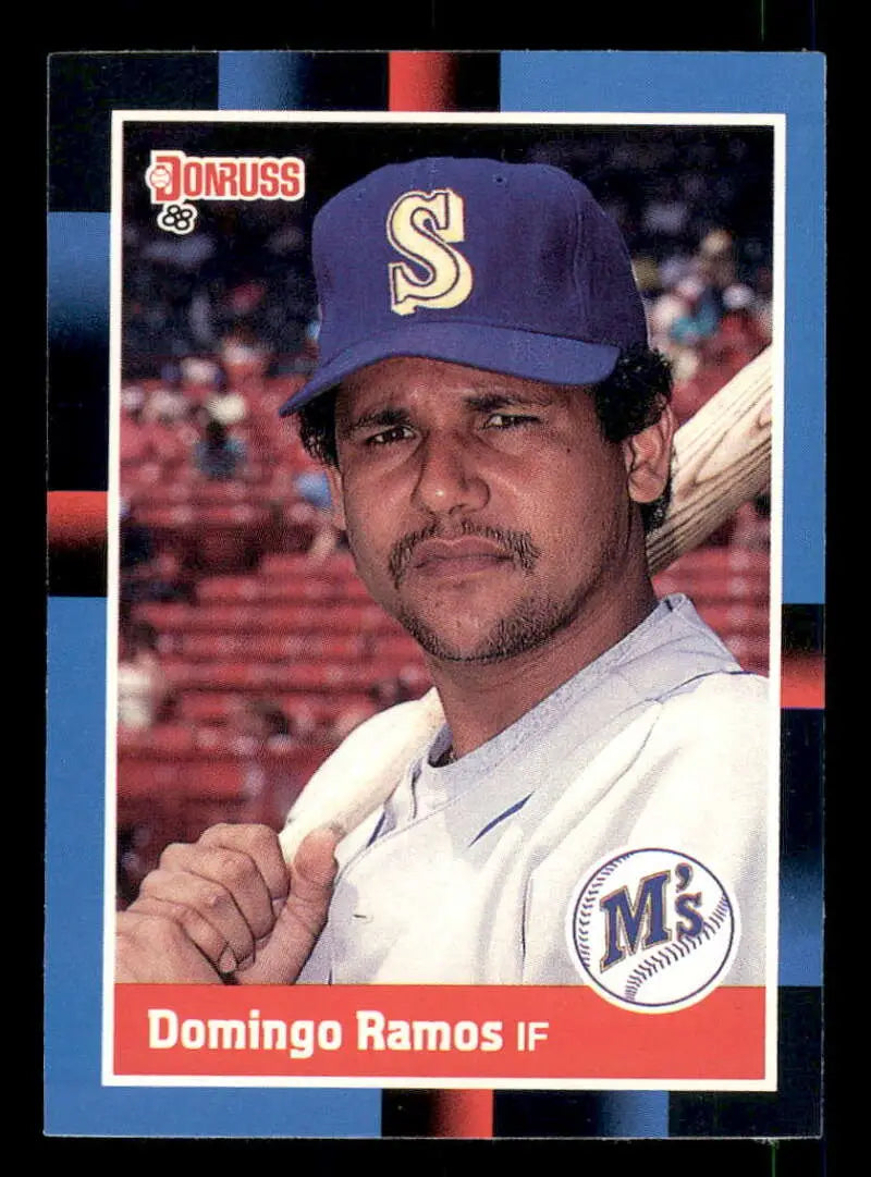 1988 Donruss #622 Domingo Ramos NM-MT Seattle Mariners Baseball Card - Baseball Card Single