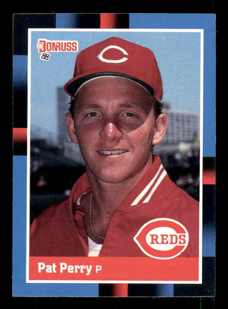 1988 Donruss #626 Pat Perry NM-MT Cincinnati Reds Baseball Card - Baseball Card Single