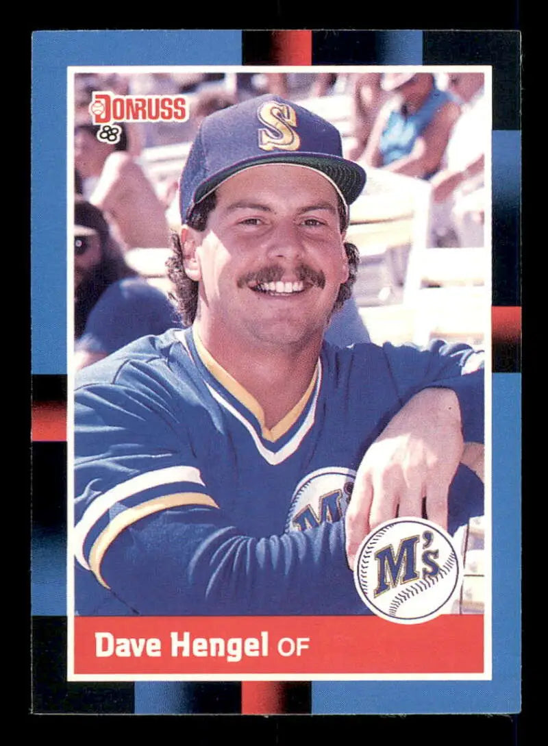 1988 Donruss #629 Dave Hengel NM-MT RC Rookie Seattle Mariners Baseball Card - Baseball Card Single
