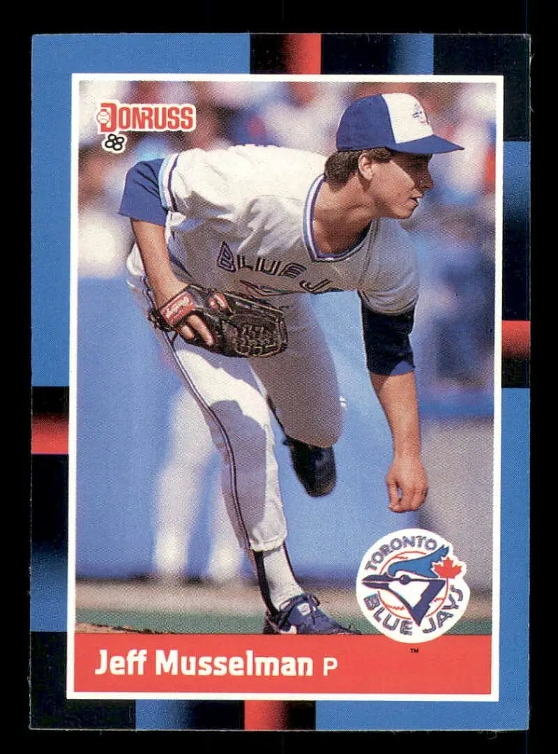 1988 Donruss #630 Jeff Musselman NM-MT SP Toronto Blue Jays Baseball Card - Baseball Card Single
