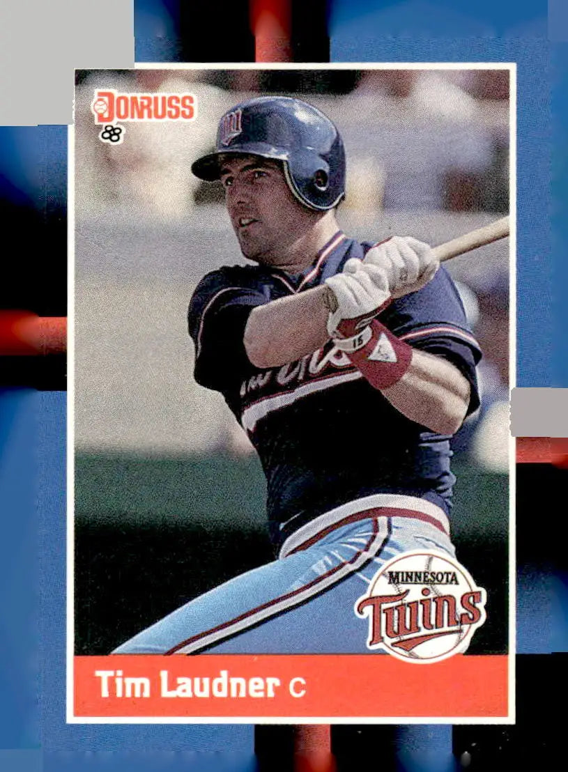 1988 Donruss Tim Laudner baseball card 631b Tim Laudner collectible image