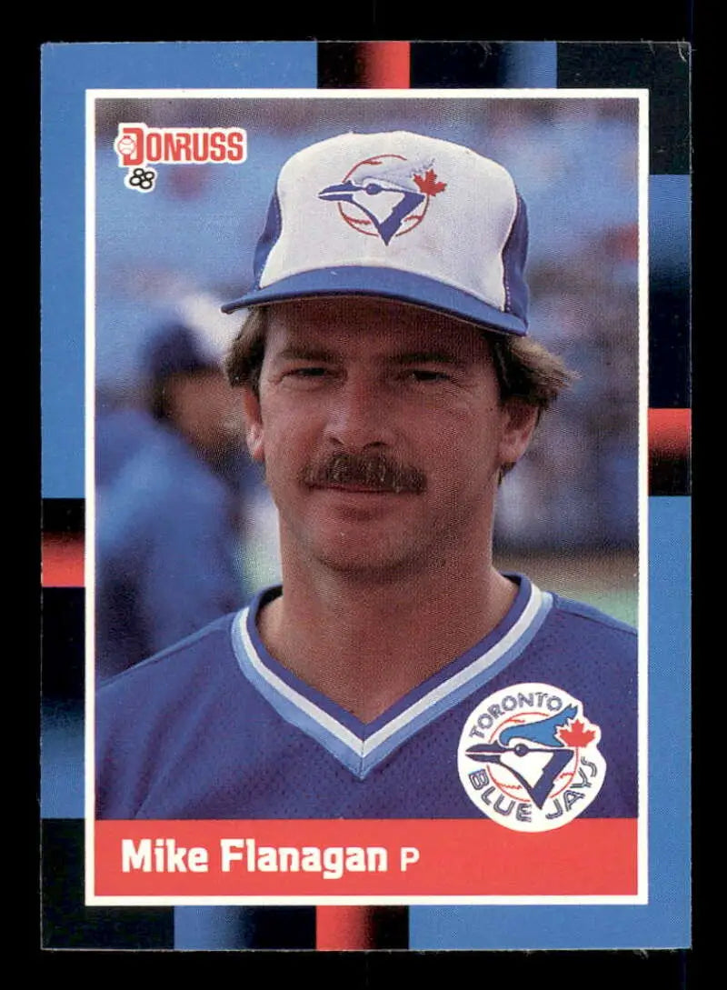 1988 Donruss #636 Mike Flanagan NM-MT SP Toronto Blue Jays Baseball Card - Baseball Card Single