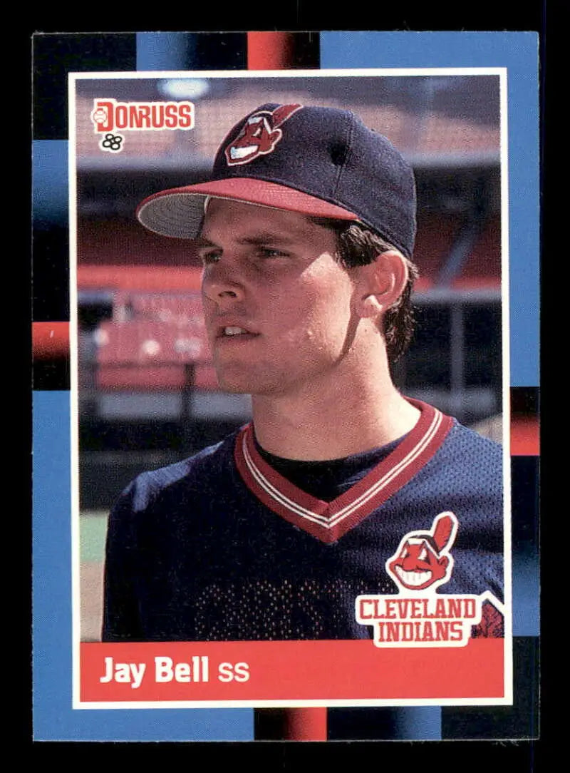 1988 Donruss #637 Jay Bell NM-MT RC Rookie Cleveland Indians Baseball Card - Baseball Card Single