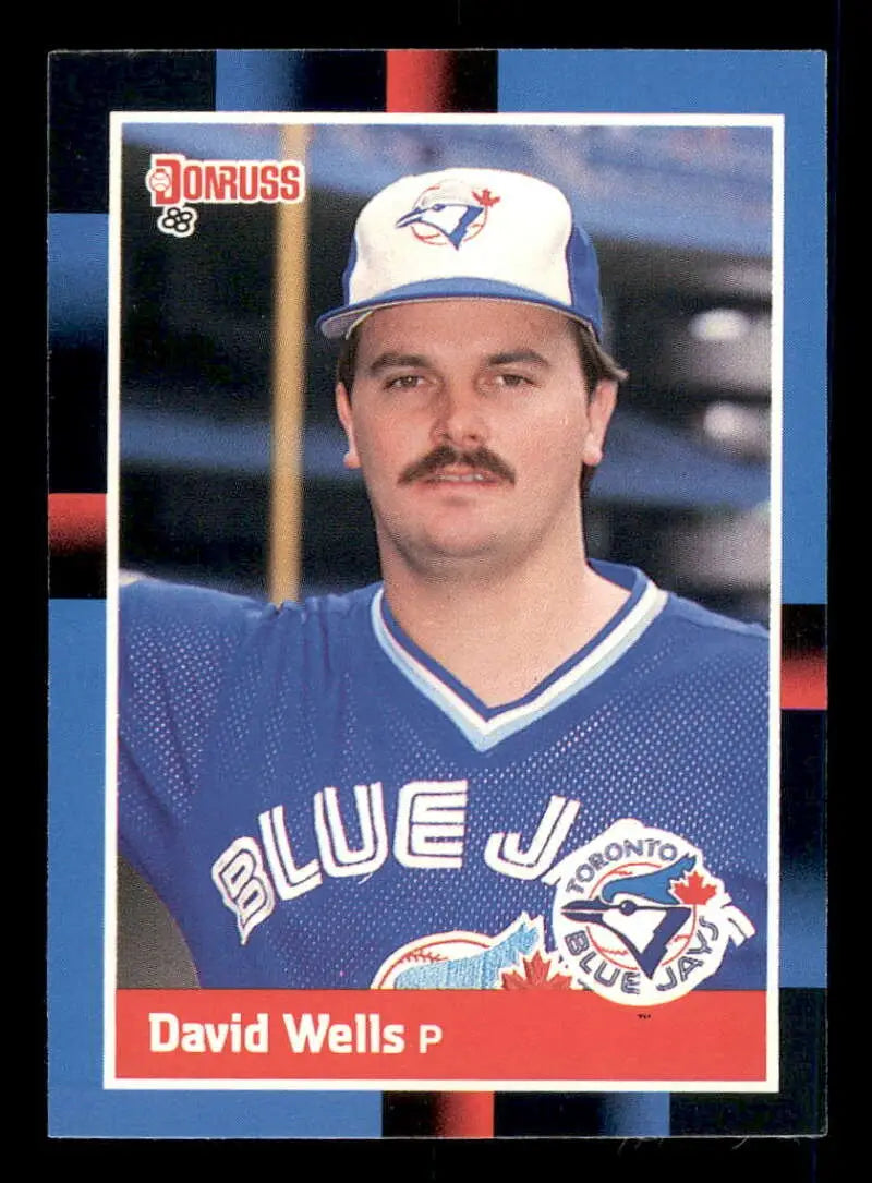 1988 Donruss #640 David Wells NM-MT RC Rookie Toronto Blue Jays Baseball Card - Baseball Card Single