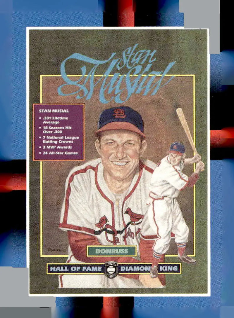 1988 Donruss #641 Stan Musial - Baseball Card Single