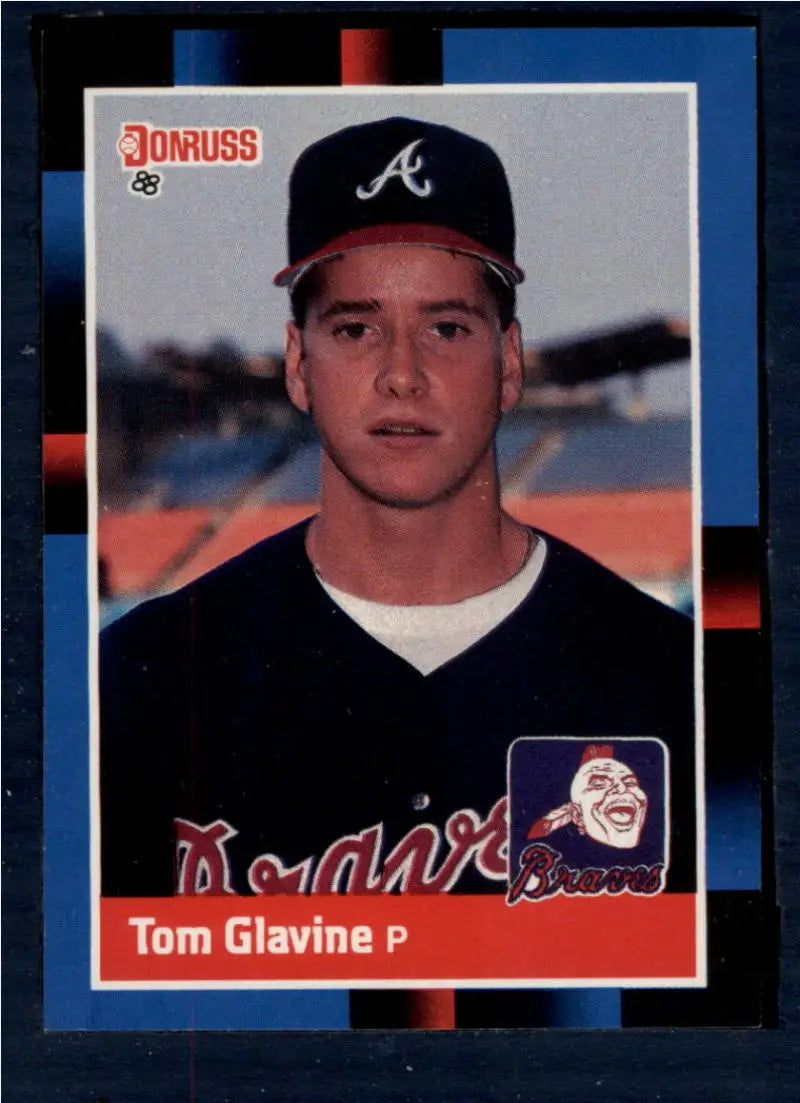 1988 Donruss #644 Tom Glavine NM-MT RC Rookie Atlanta Braves Baseball Card - Baseball Card Single