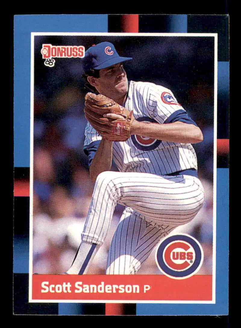 1988 Donruss #646 Scott Sanderson NM-MT Chicago Cubs Baseball Card - Baseball Card Single