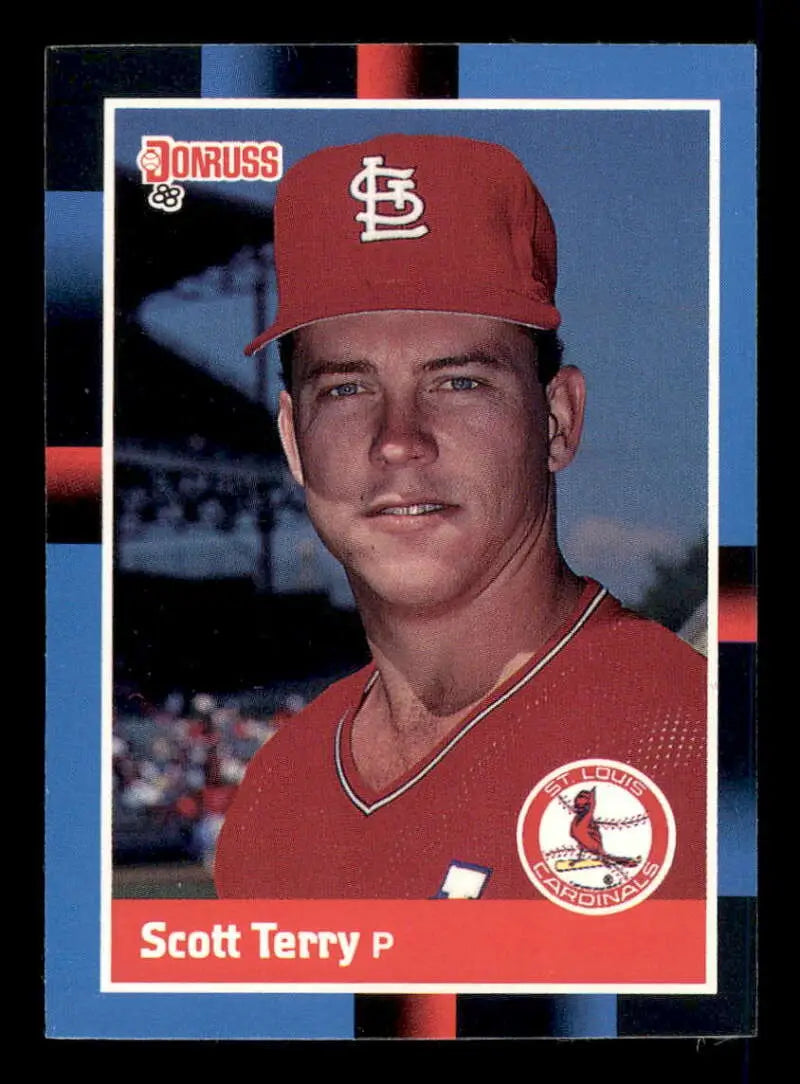 1988 Donruss #647 Scott Terry NM-MT St. Louis Cardinals Baseball Card - Baseball Card Single