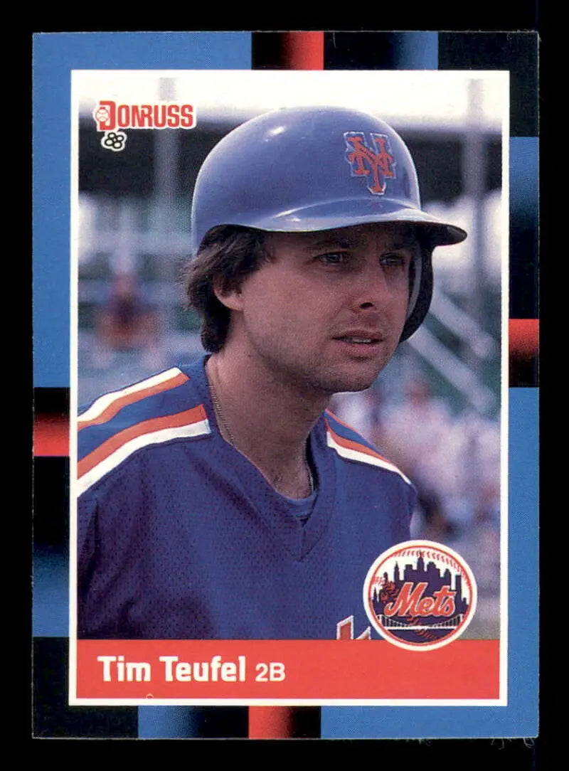 1988 Donruss #648 Tim Teufel NM-MT SP New York Mets Baseball Card - Baseball Card Single