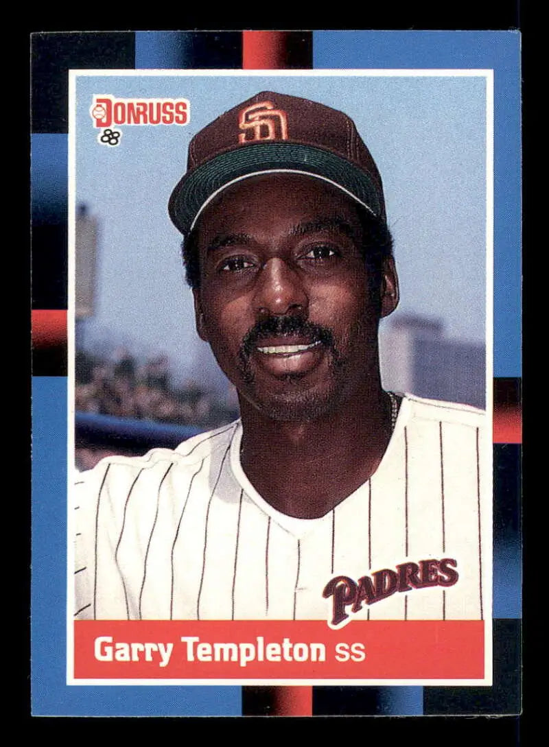 1988 Donruss #649 Garry Templeton NM-MT SP San Diego Padres Baseball Card - Baseball Card Single
