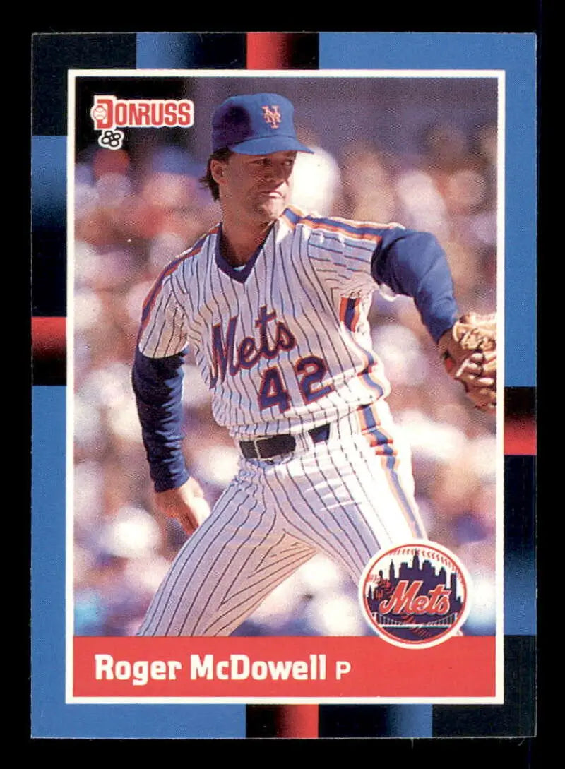 1988 Donruss #651 Roger McDowell NM-MT SP New York Mets Baseball Card - Baseball Card Single
