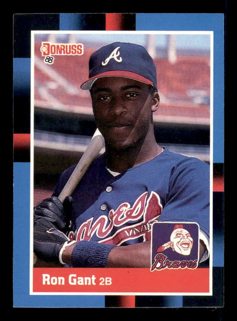 1988 Donruss #654 Ron Gant NM-MT RC Rookie Atlanta Braves Baseball Card - Baseball Card Single