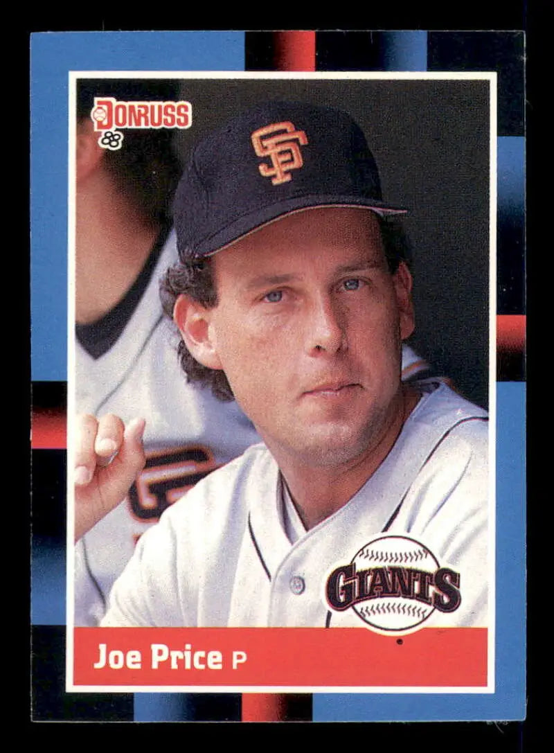 1988 Donruss #655 Joe Price NM-MT SP San Francisco Giants Baseball Card - Baseball Card Single