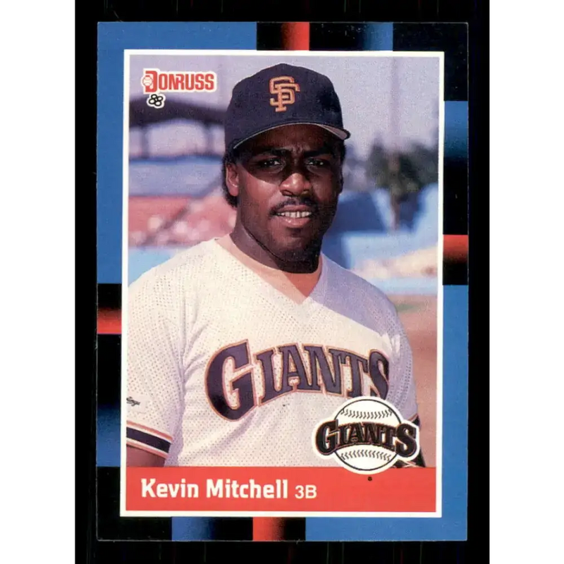 1988 Donruss #66 Kevin Mitchell EX San Francisco Giants Baseball Card - Baseball Card Single