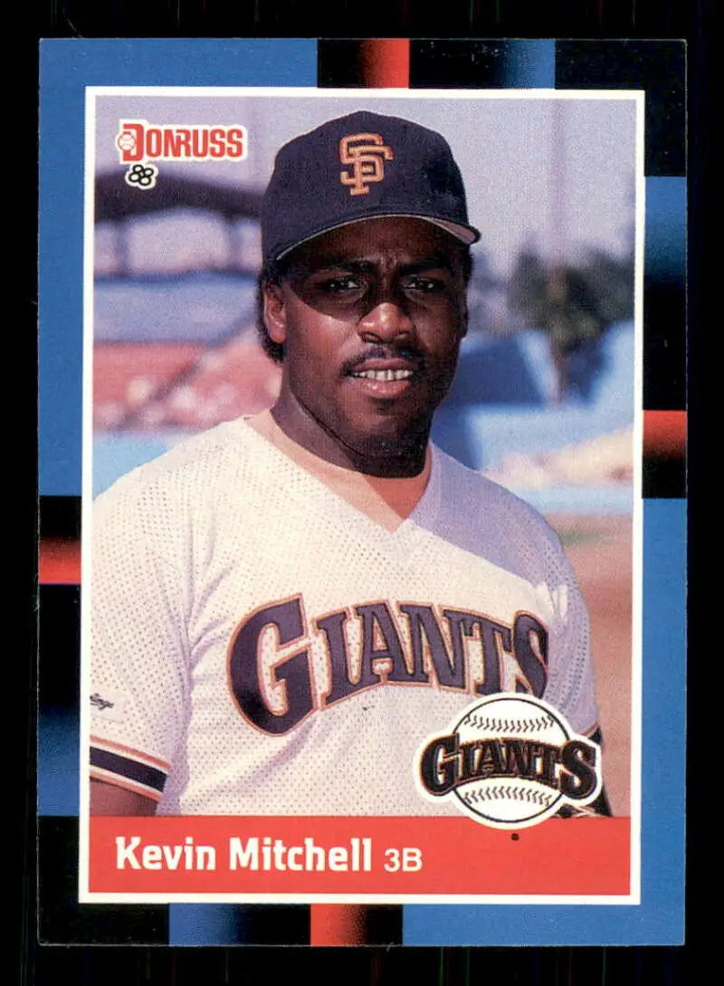 1988 Donruss #66 Kevin Mitchell NM-MT San Francisco Giants Baseball Card - Baseball Card Single