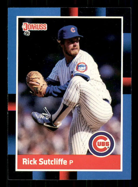 1988 Donruss #68 Rick Sutcliffe NM-MT Chicago Cubs Baseball Card - Baseball Card Single
