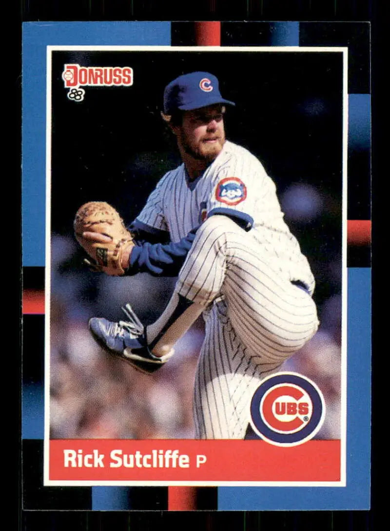 1988 Donruss #68 Rick Sutcliffe NM-MT Chicago Cubs Baseball Card - Baseball Card Single