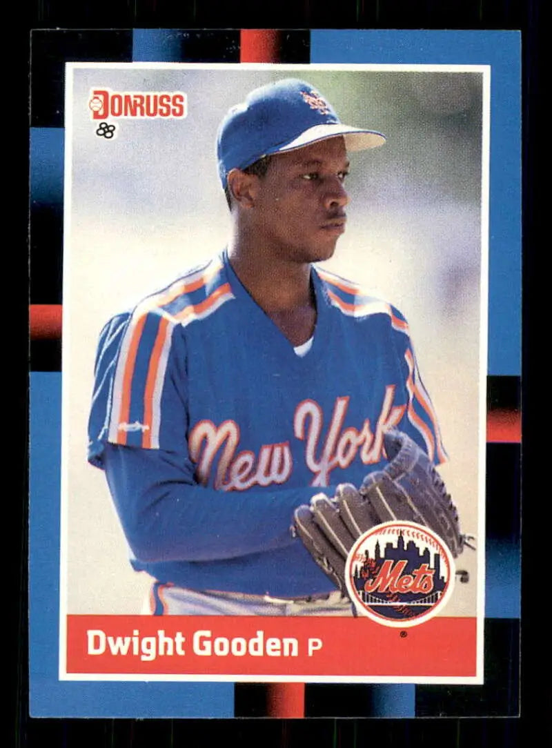 1988 Donruss #69 Dwight Gooden NM-MT New York Mets Baseball Card - Baseball Card Single