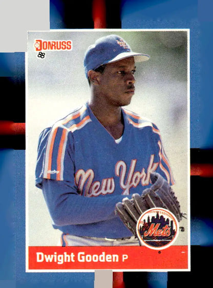 1988 Donruss baseball card featuring Dwight Gooden, 69c Dwight Gooden collectible
