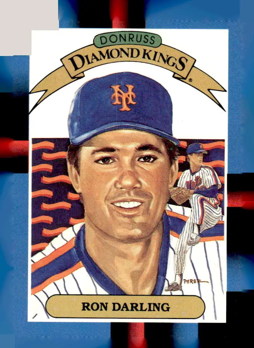 1986 Donruss Diamond Kings Ron Darling baseball card from 1988 Donruss #6b collection