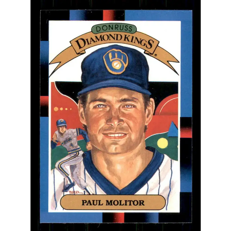 1988 Donruss #7 Paul Molitor DK EX Milwaukee Brewers Baseball Card - Baseball Card Single