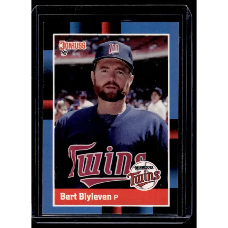 1988 Donruss #71 Bert Blyleven Minnesota Twins NM-MT Baseball Card - Baseball Card Single