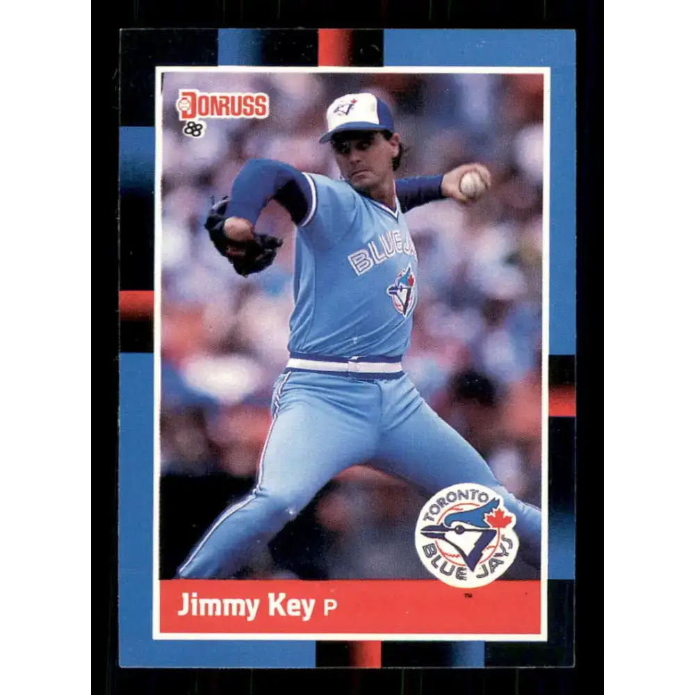 1988 Donruss #72 Jimmy Key EX Toronto Blue Jays Baseball Card - Baseball Card Single