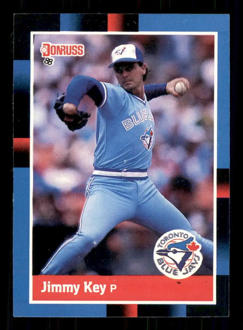 1988 Donruss #72 Jimmy Key NM-MT Toronto Blue Jays Baseball Card - Baseball Card Single
