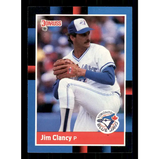 1988 Donruss #74 Jim Clancy EX Toronto Blue Jays Baseball Card - Baseball Card Single