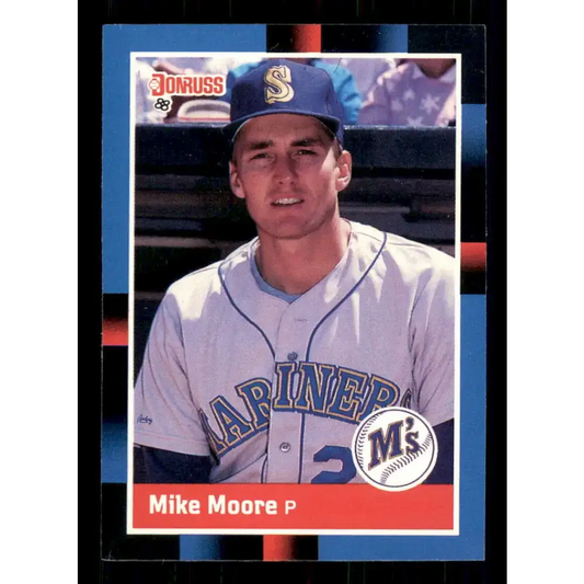 1988 Donruss #75 Mike Moore EX Seattle Mariners Baseball Card - Baseball Card Single