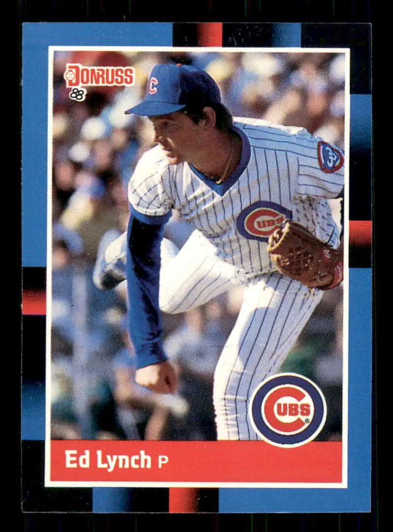 1988 Donruss #77 Ed Lynch NM-MT Chicago Cubs Baseball Card - Baseball Card Single