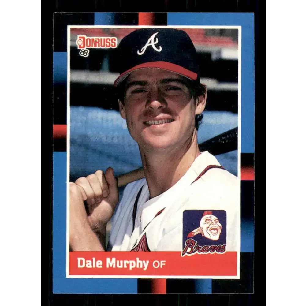 1988 Donruss #78 Dale Murphy EX Atlanta Braves Baseball Card Image 1
