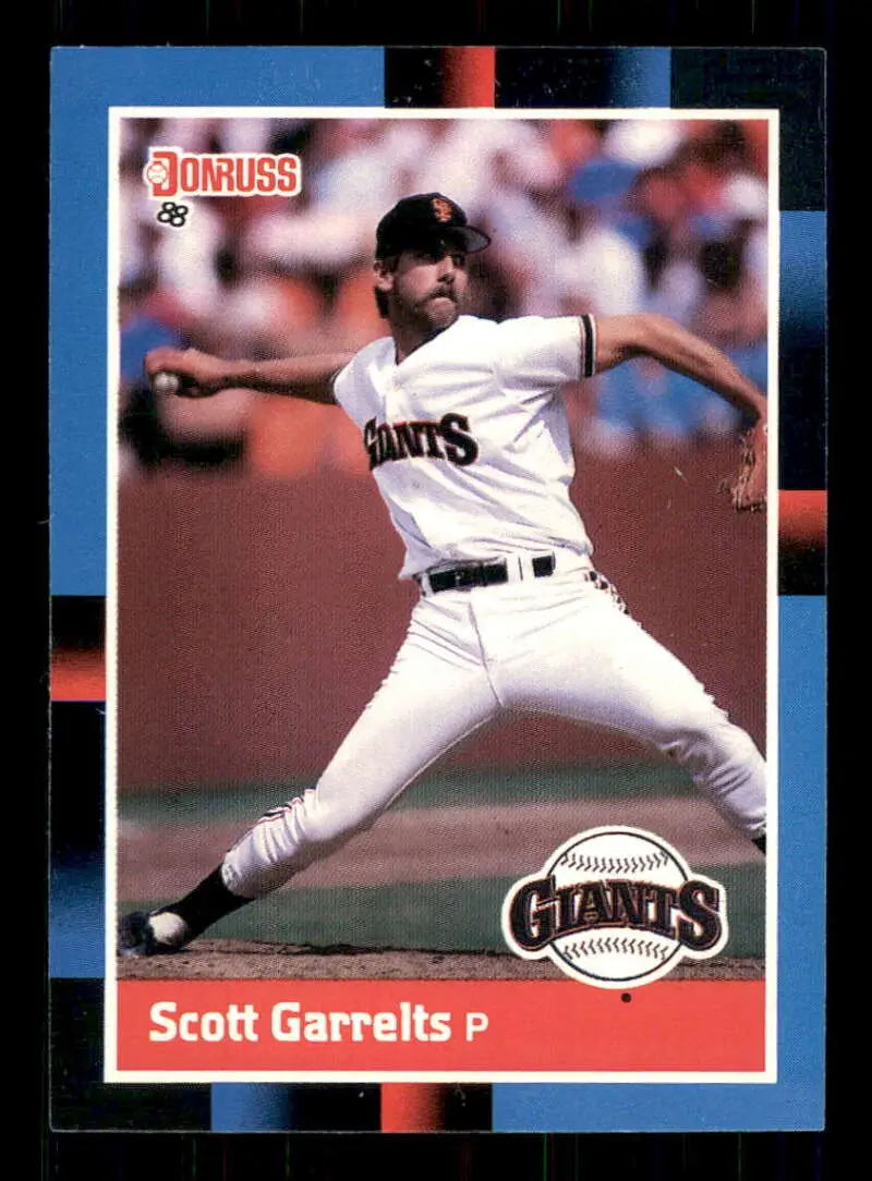 1988 Donruss #80 Scott Garrelts NM-MT San Francisco Giants Baseball Card - Baseball Card Single